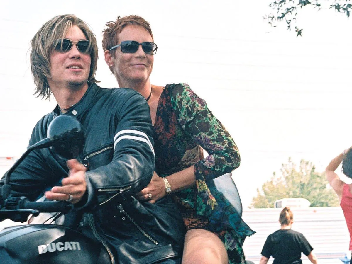 ‘Freaky Friday’--Tess and Jake on the bike
