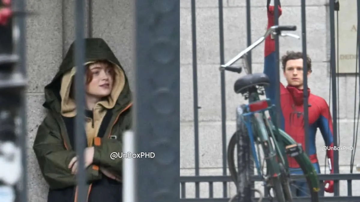 First Look at Sadie Sink with Tom Holland on Set of Marvel's 'Spider-Man: Brand  New Day'