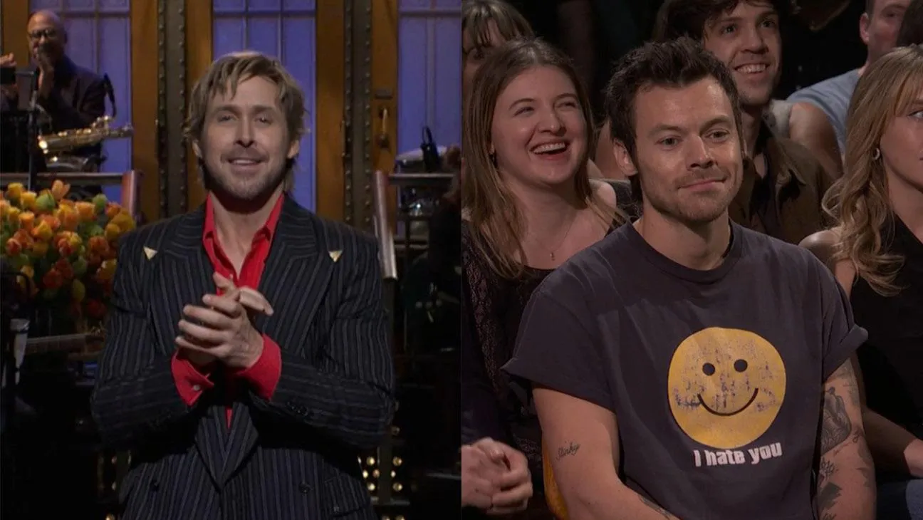 Harry Styles Crashes Ryan Gosling's SNL Monologue