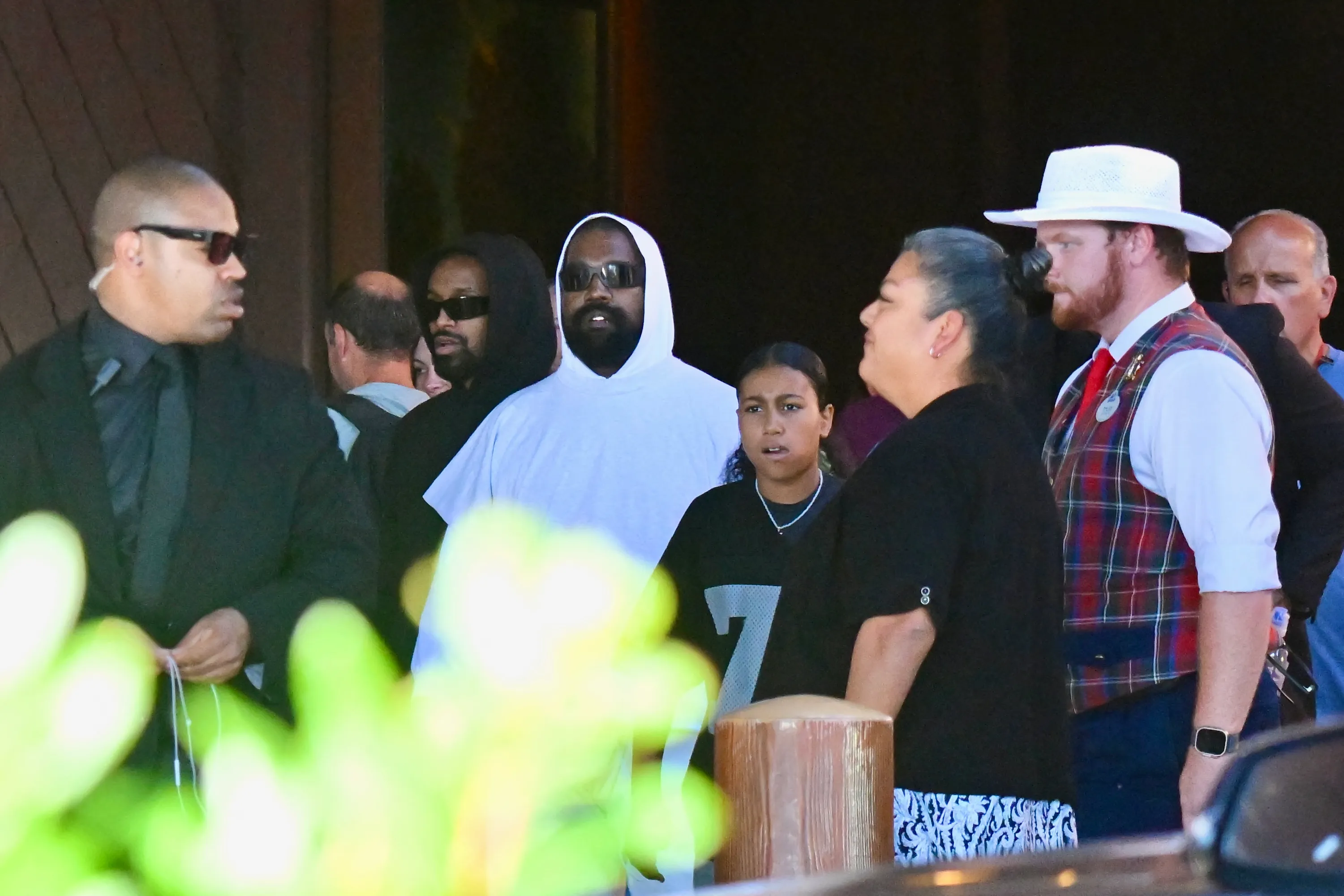 Kanye West takes kids to Disneyland without wife Bianca Censori in tow