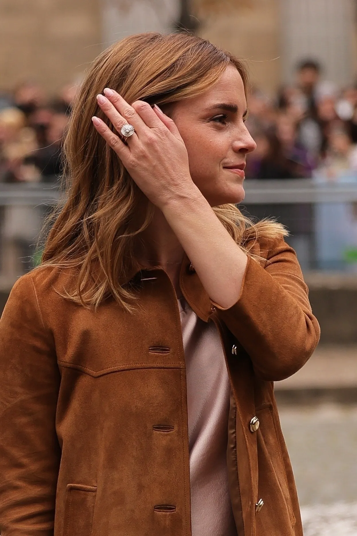 Emma Watson reveals the meaning of the diamond ring she's been wearing on  her left hand