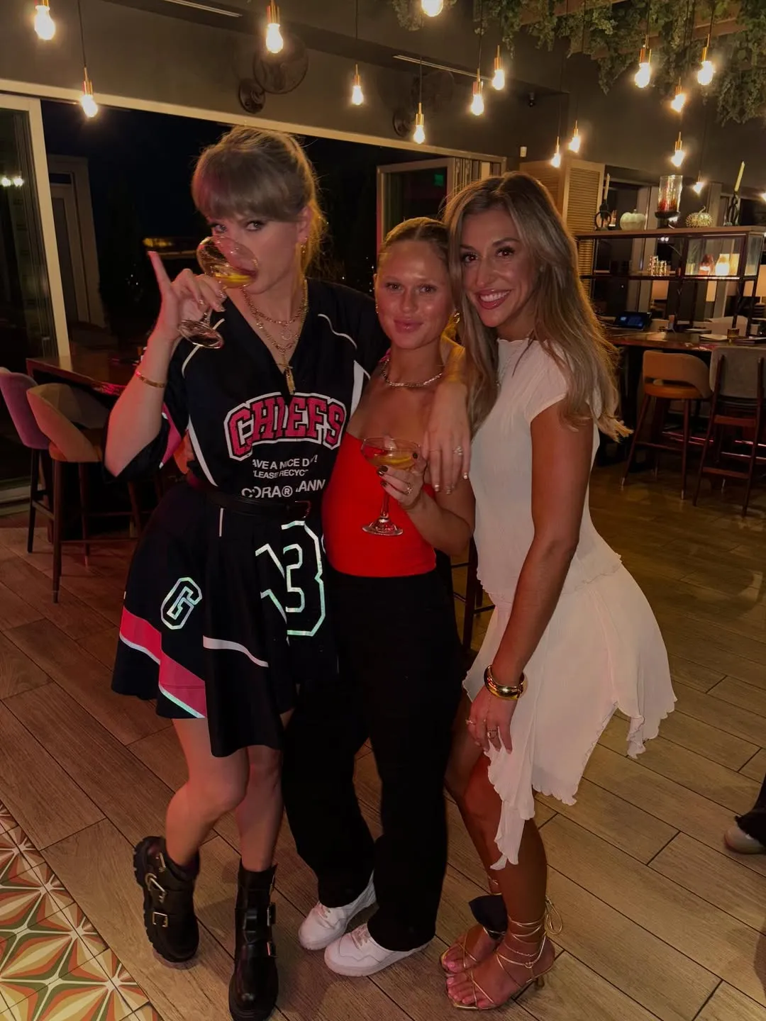 Taylor Swift and Travis Kelce party with pals after Kansas City Chiefs'  Sunday Night Football win