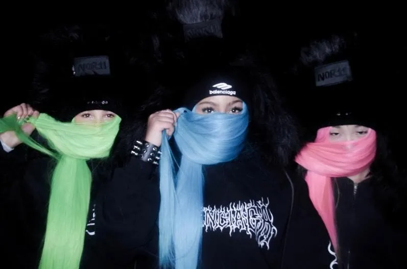 North West and friends dress as Powerpuff Girls with colorful hair in new  Instagram post