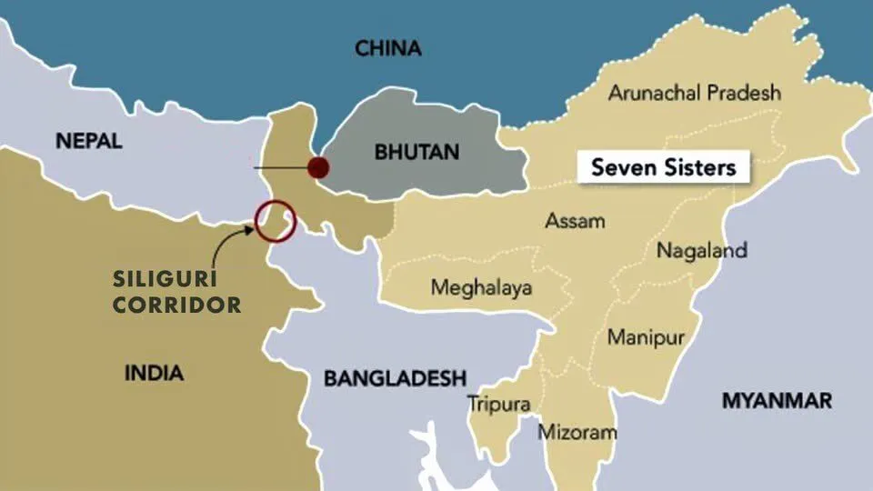 China inspects Bangladesh's proposed air base site near India's 'Chicken  Neck'