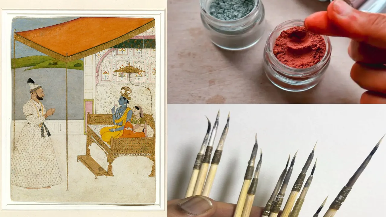 state one of the unique features of the kangra painting