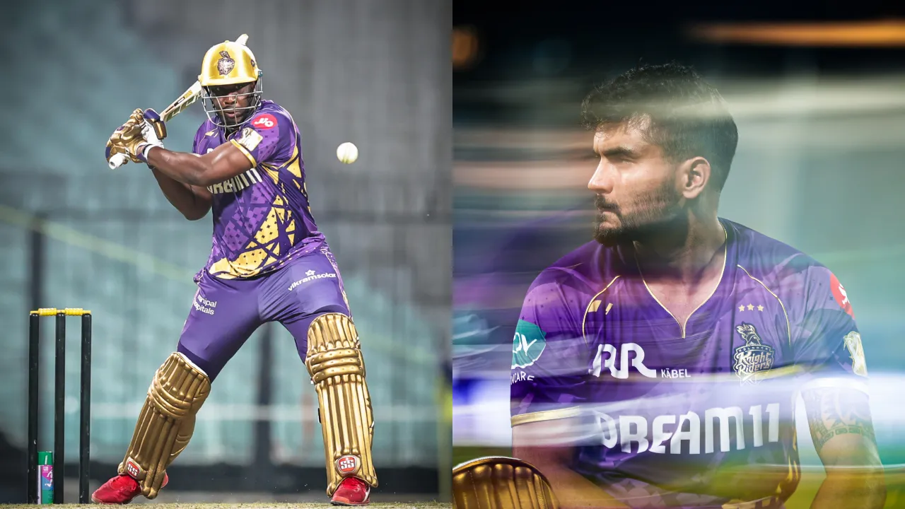 KKR practise session 