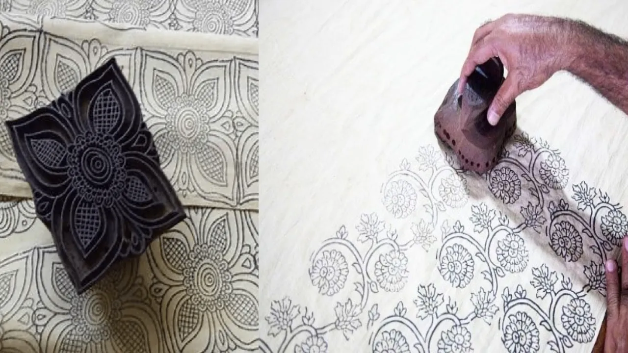 Making of bagh print