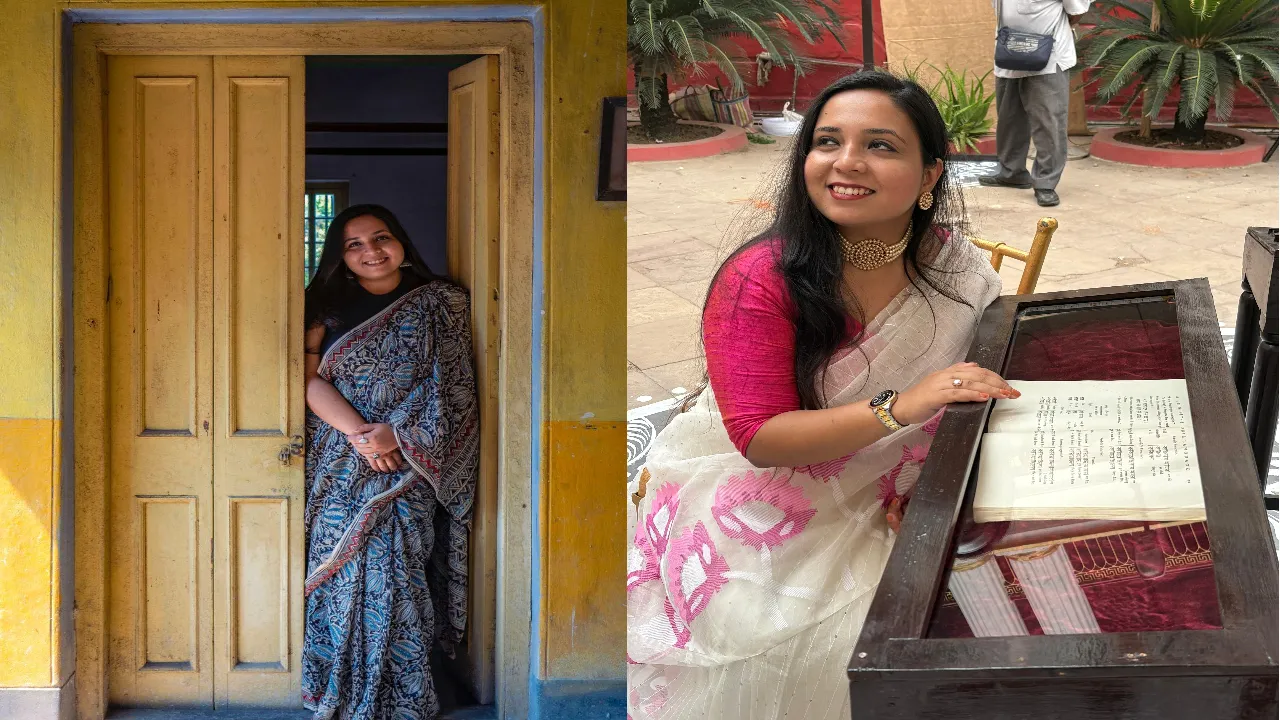 aesthetic saree photo poses