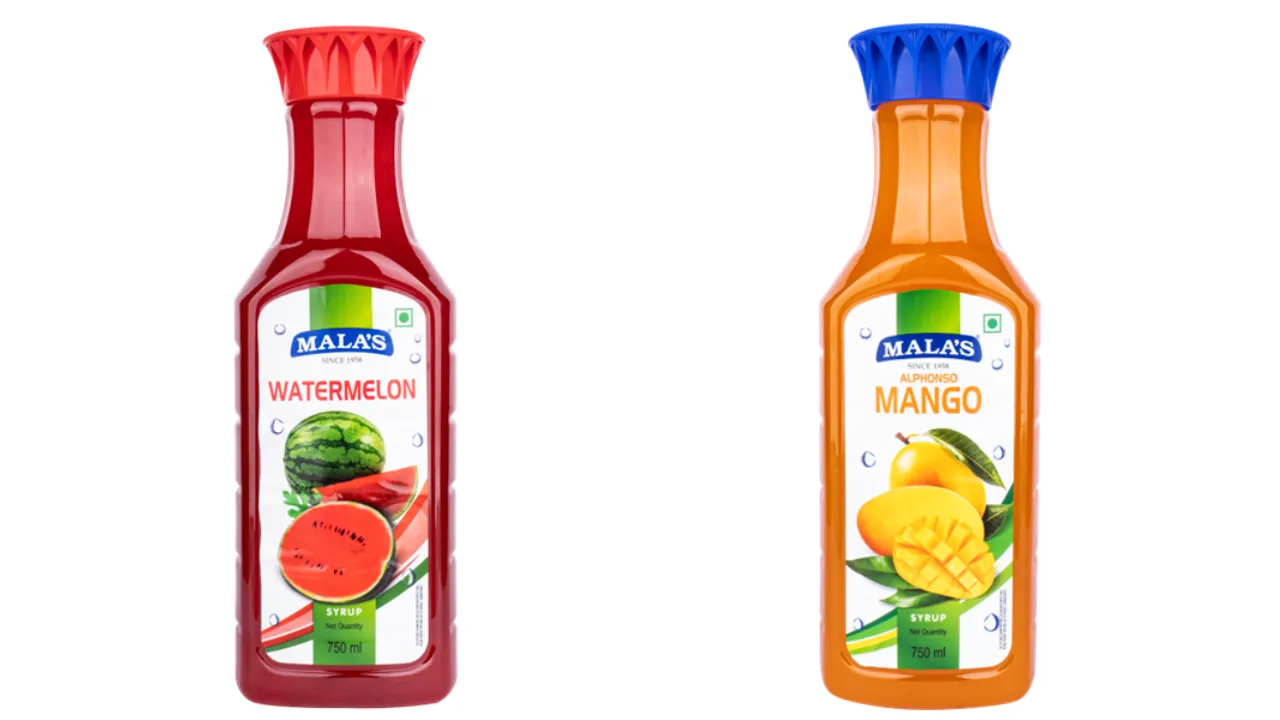 4 fruit syrups 