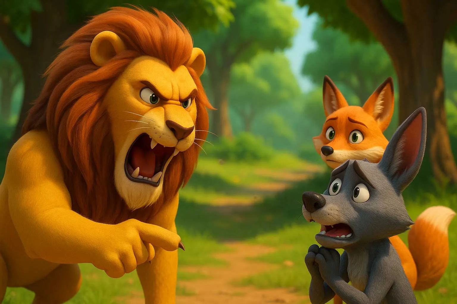 Lionclever partner the story of an exciting forest Jungle Story in Hindi