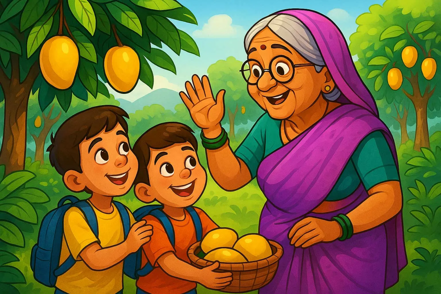 Ek Thi Budhiya A Fun Mango Story for Kids