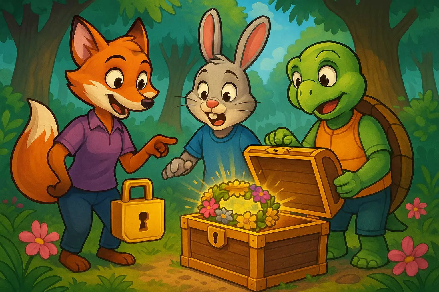 The Mysterious Treasure of the Jungle- A Unique Story for Kids