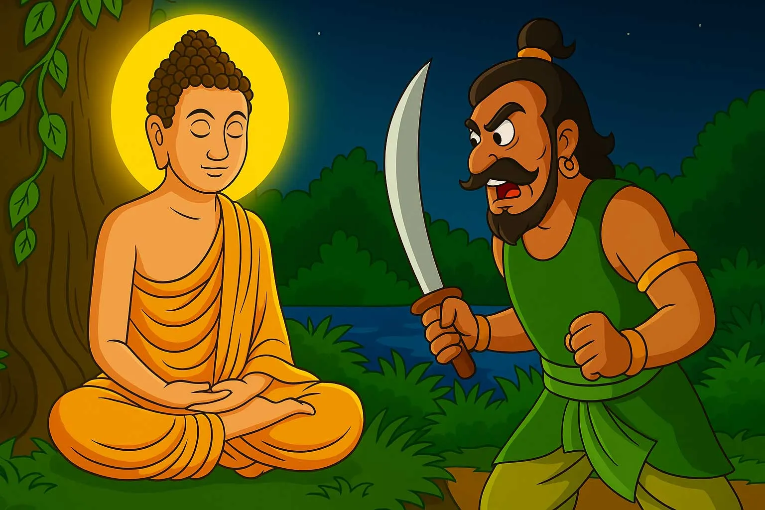 Motivational Story Buddha learning and Kalia change