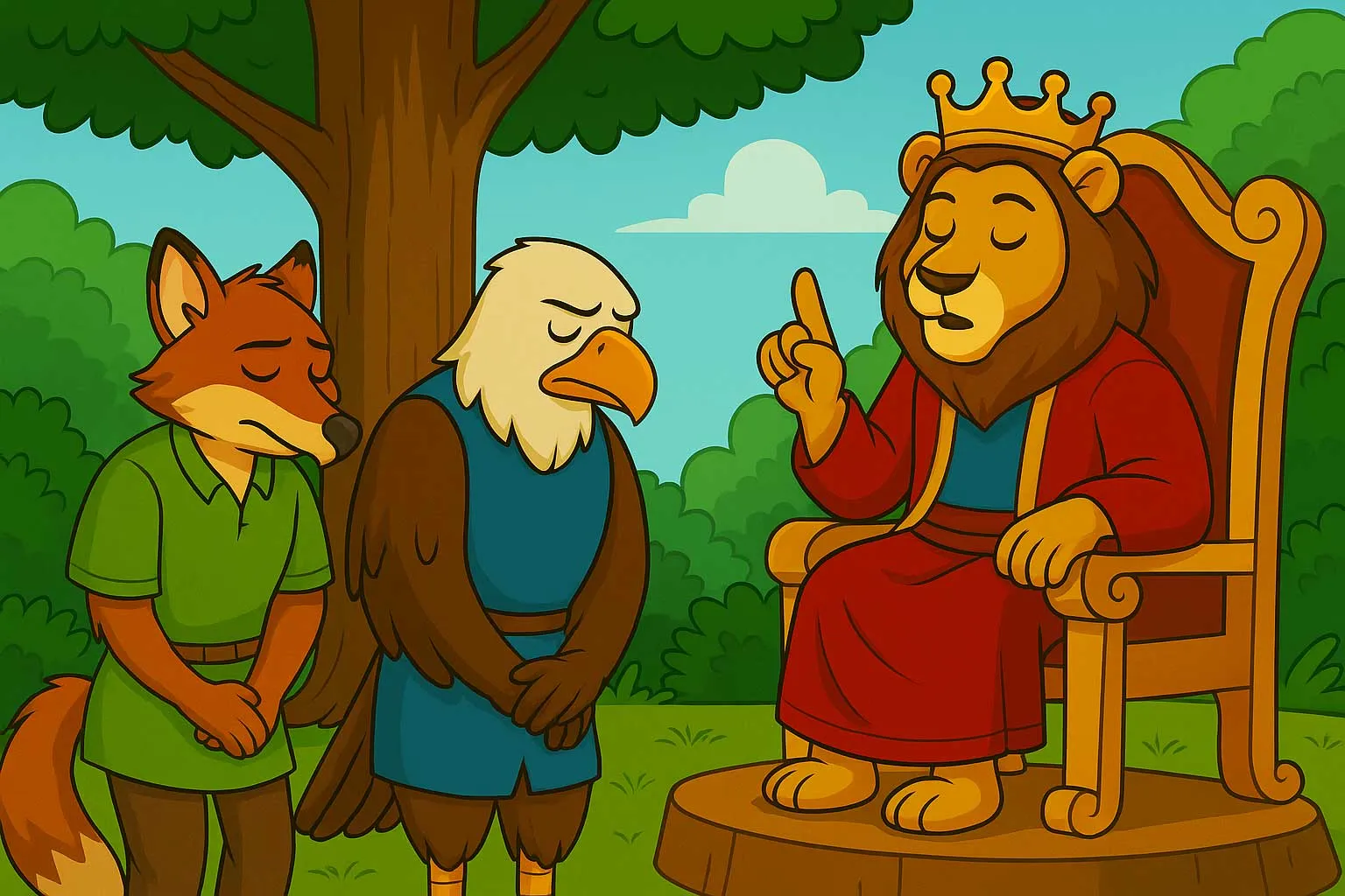 Jungle Story Foolless Bakbak and intelligent Tejdristhi