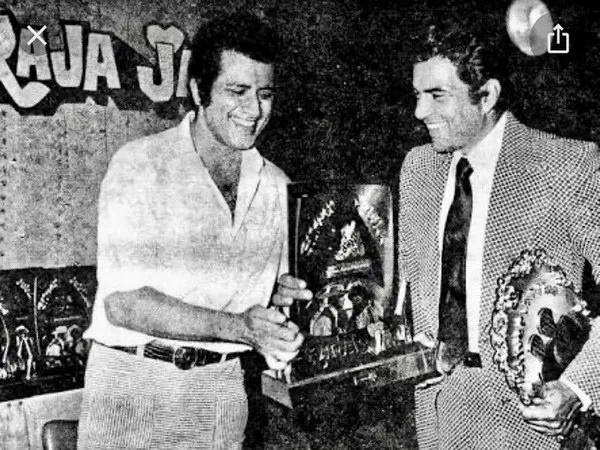 Dharmendra and Manoj Kumar