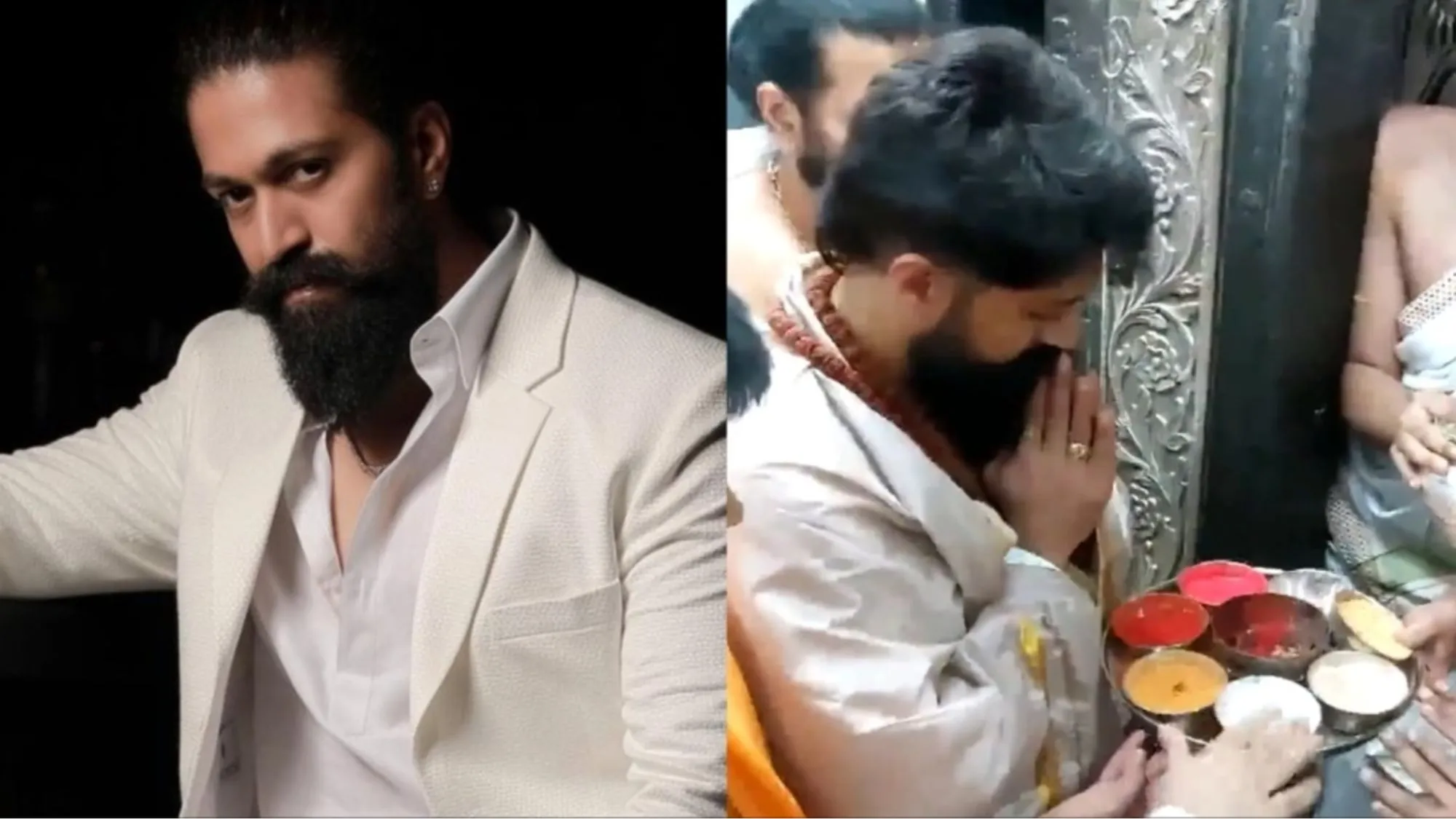 Yash offers prayers at Ujjain's Mahakaleshwar Temple
