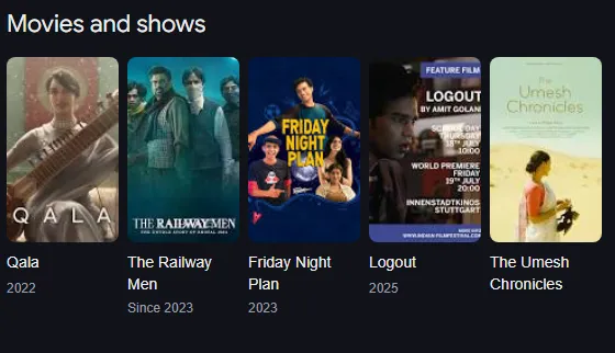 babil khan movies and tv shows
