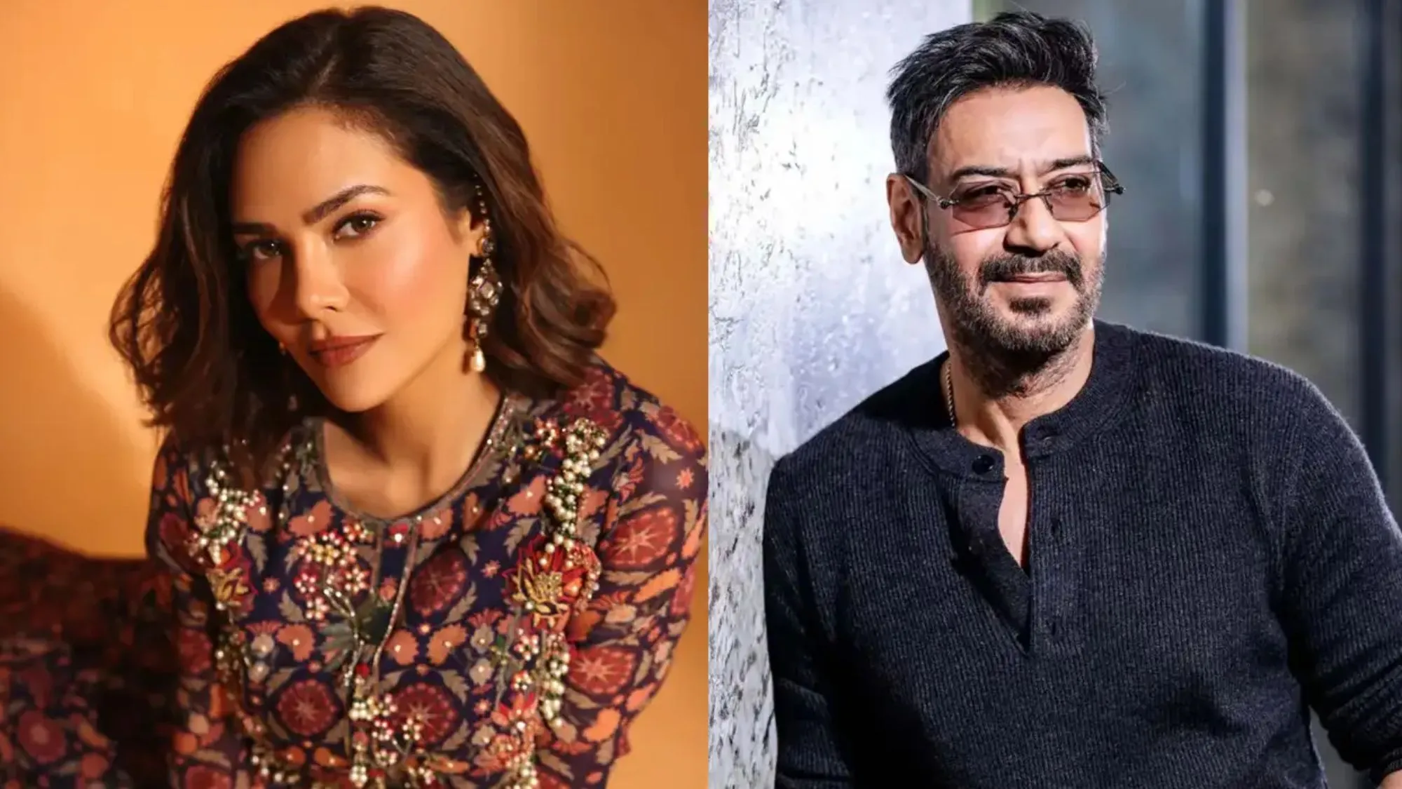 esha gupta and ajay devgn