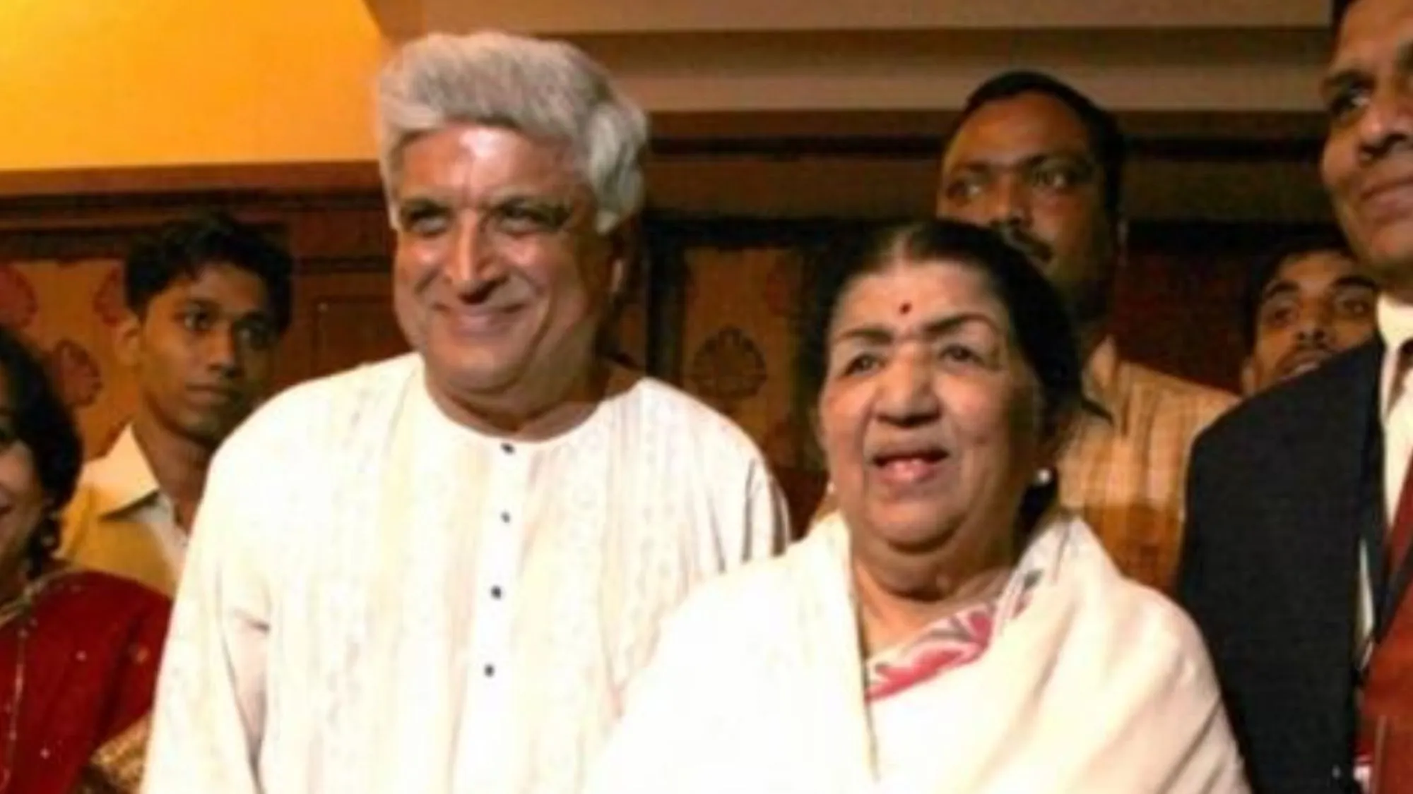 javed akhtar and lata mangeshkar
