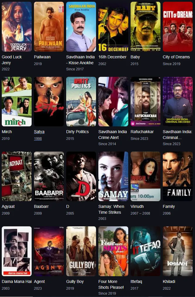 sushant singh movies and tv shows