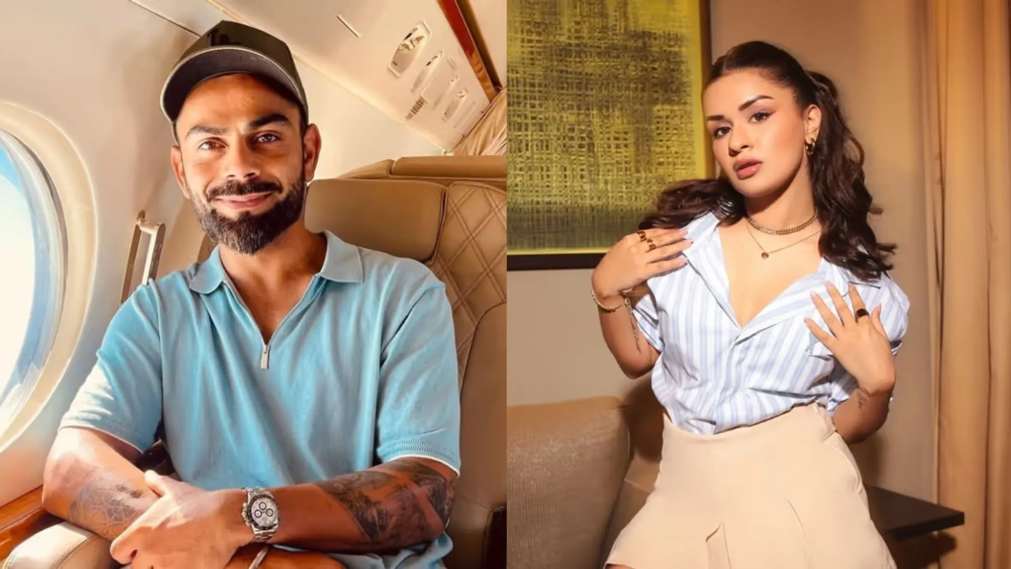 avneet kaur and Virat Kohli