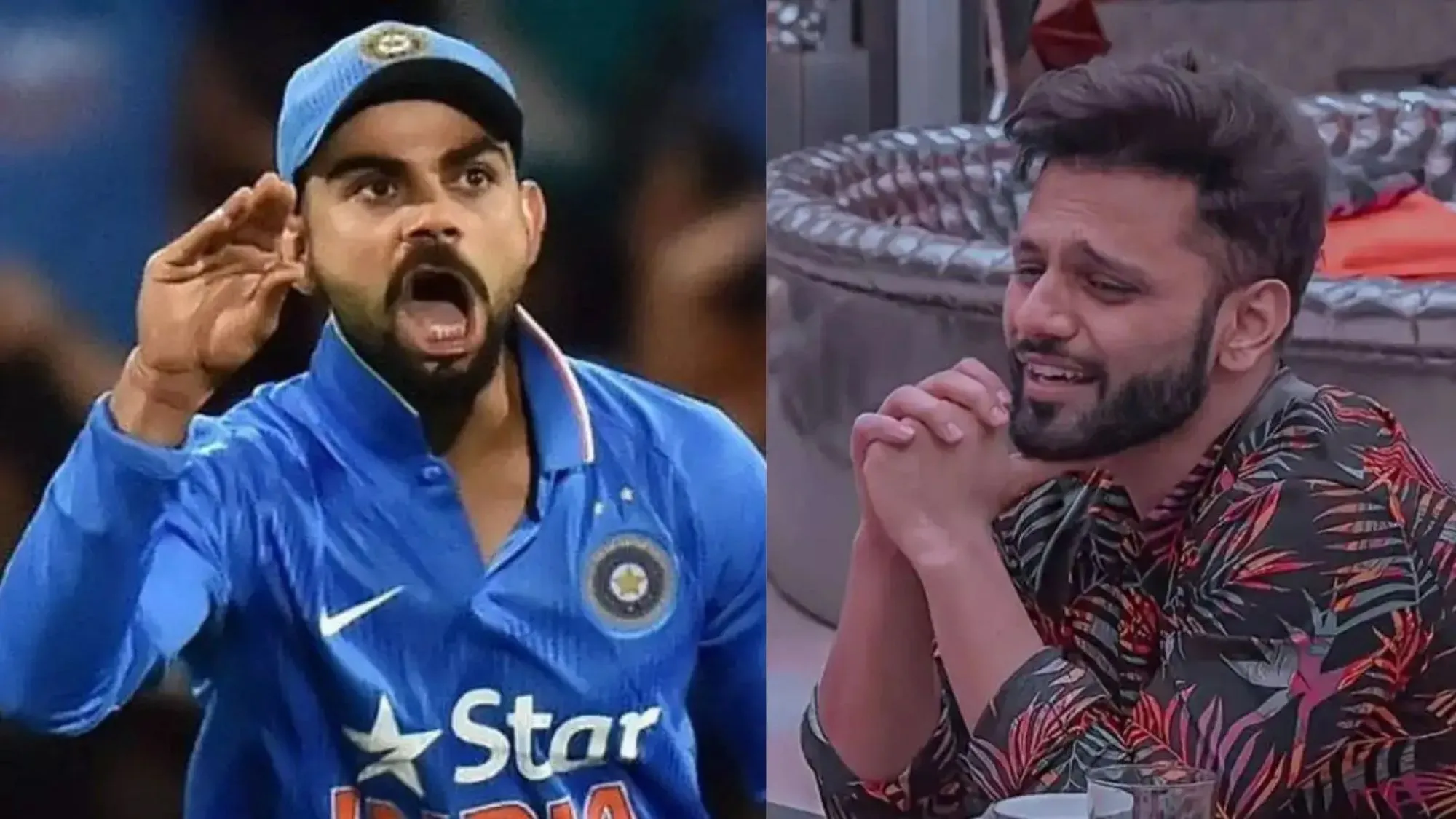 Rahul Vaidya and Virat Kohli