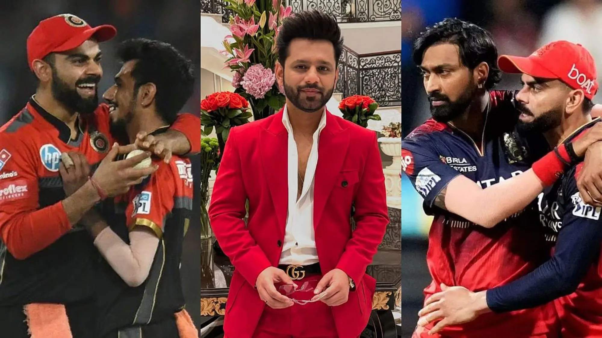 Yuzvendra Chahal, Krunal Pandya and Rahul Vaidya