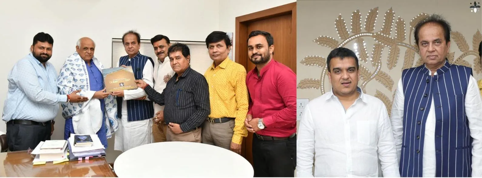 गुजरात राज्य के मुख्य मंत्री भूपेंद्र पटेल , गृह मंत्री हर्ष संघवी से मिलकर ऑल इंडिया जैन जर्नलिस्ट एसोशिएसन के राष्ट्रीय अध्यक्ष हार्दिक हुंडिया ने धर्म में बढ़ता शिथिलाचार और जीवदया के बारे में चर्चा की । हार्दिक हुंडिया के साथ में महावीर श्रीश्रीमाल , आनंद दोशी, नवीन दोशी, राकेश शाह , हार्दिक जीरावाला