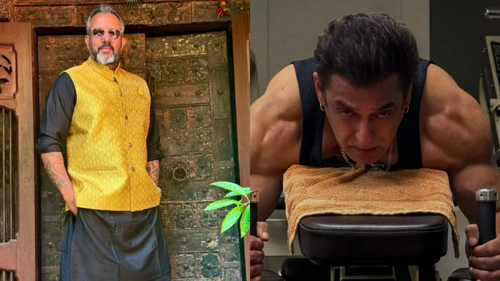 Salman Khan and Apoorva Lakhia