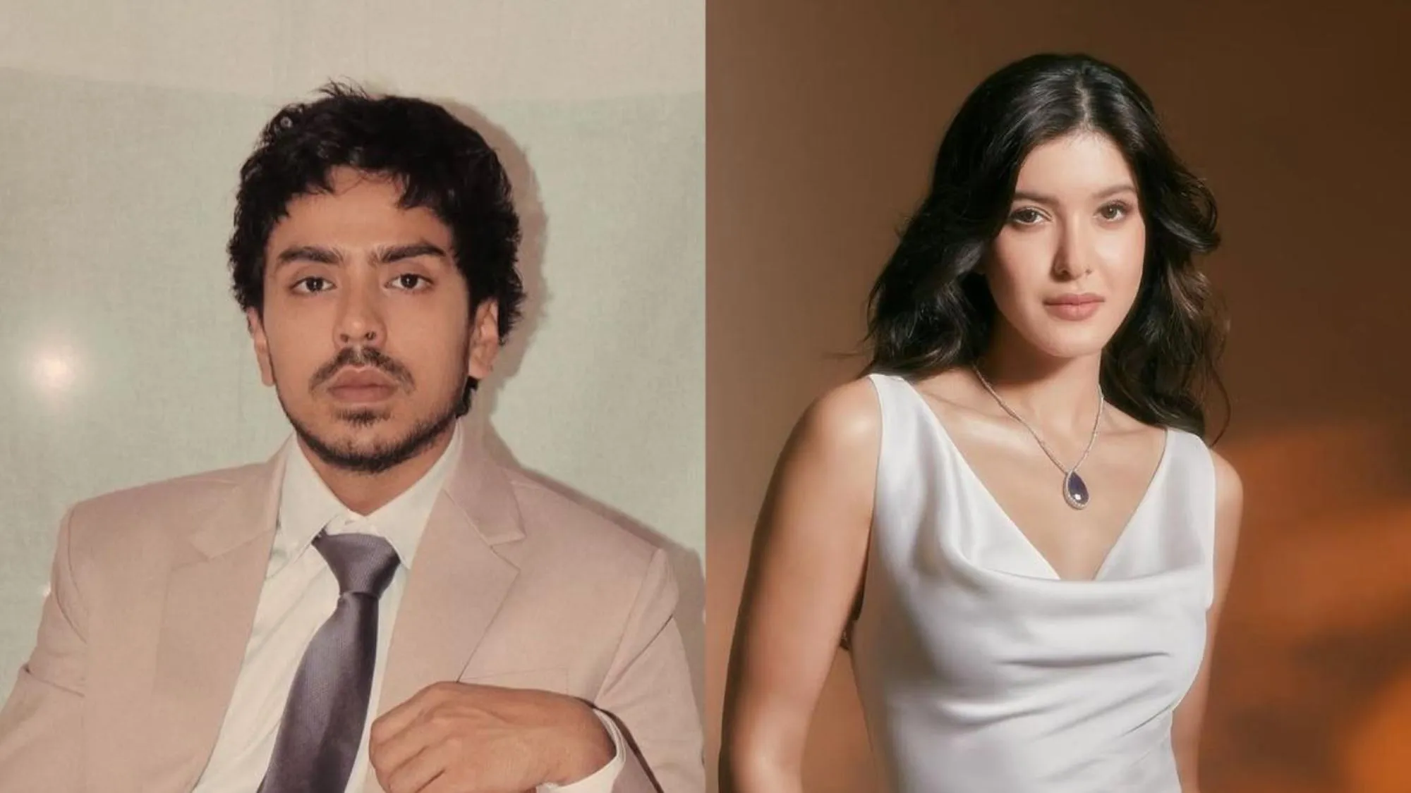 Shanaya Kapoor and Adarsh Gourav