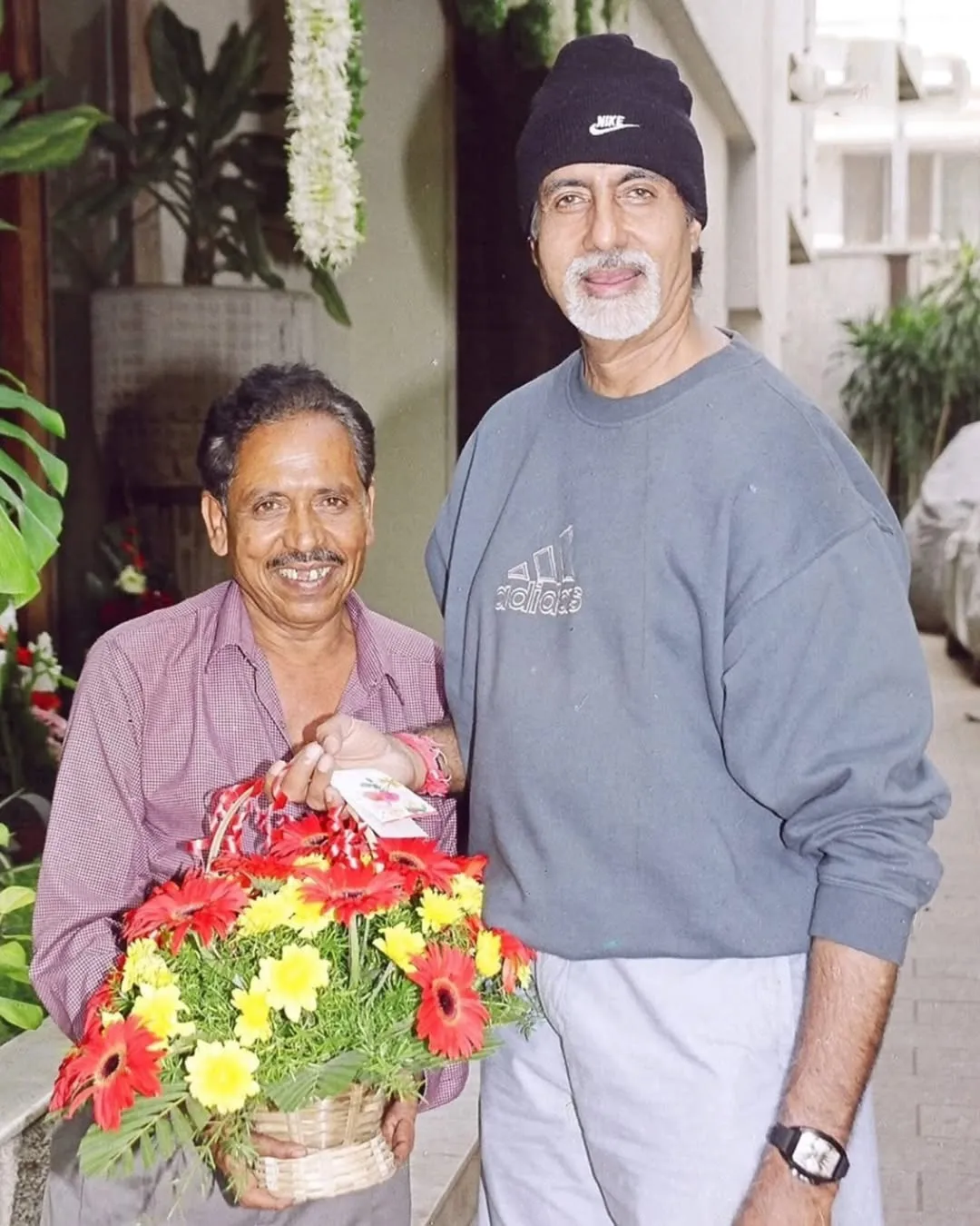 B K Tambe and  amitabh bacchan