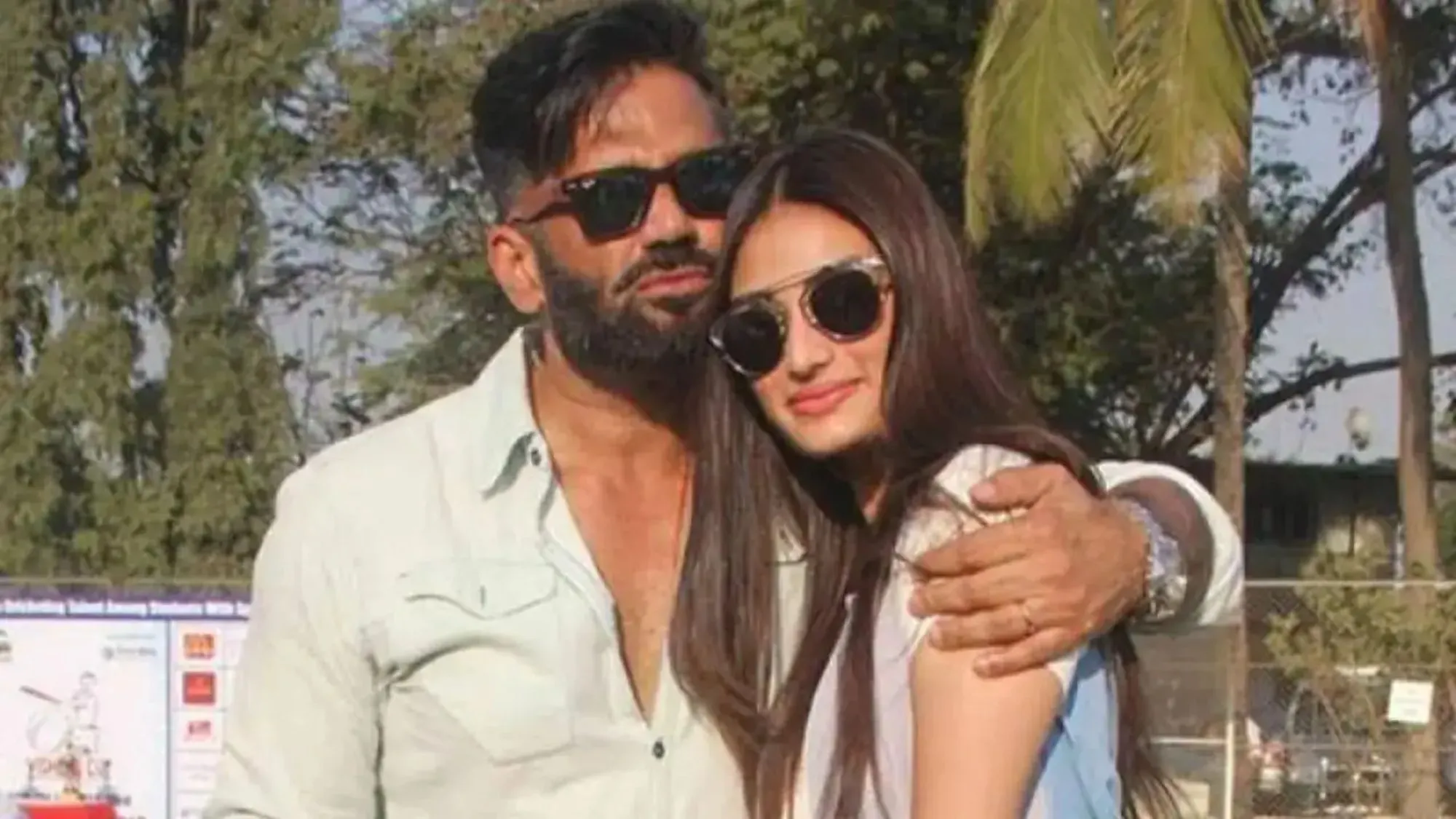 Athiya Shetty and Suniel Shetty