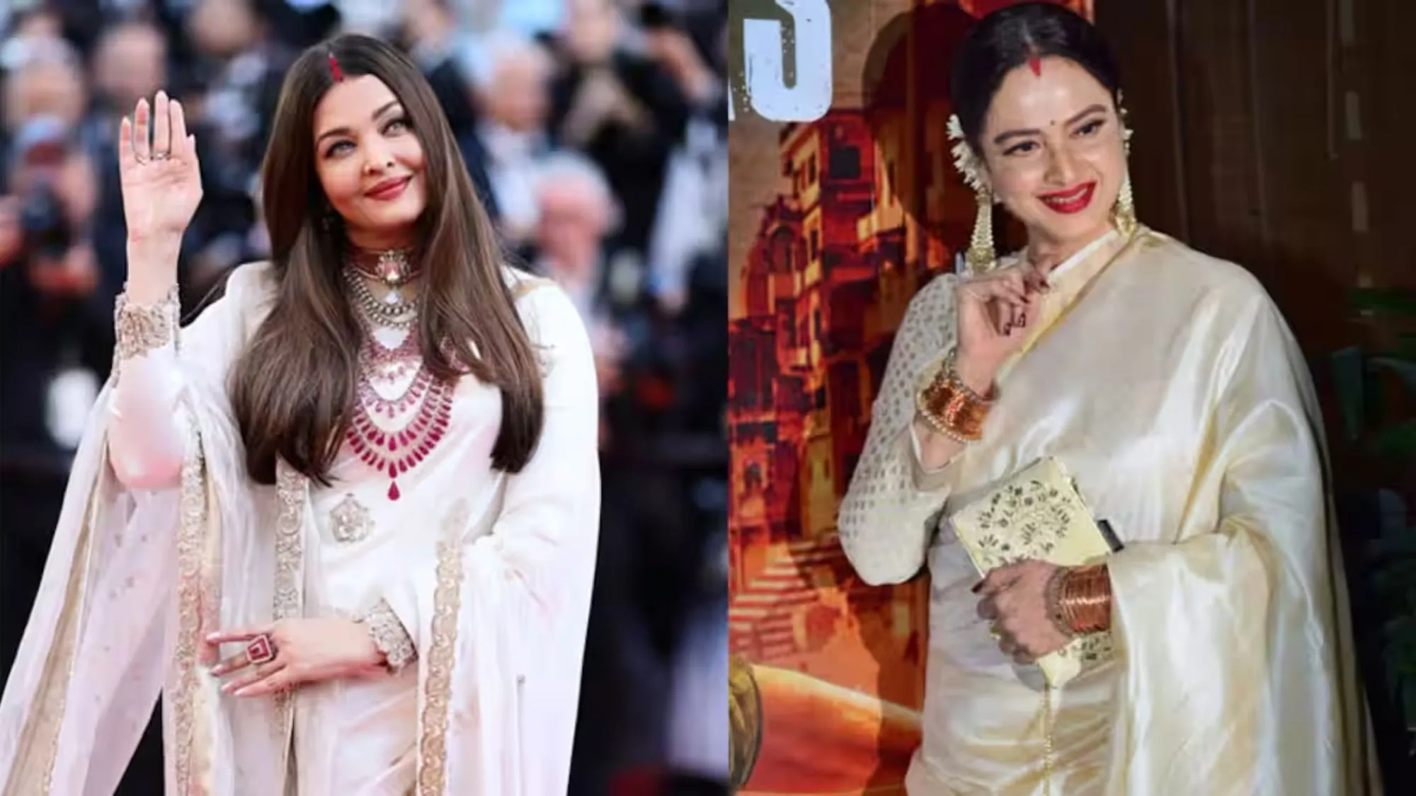 Aishwarya Rai Bachchan and Rekha