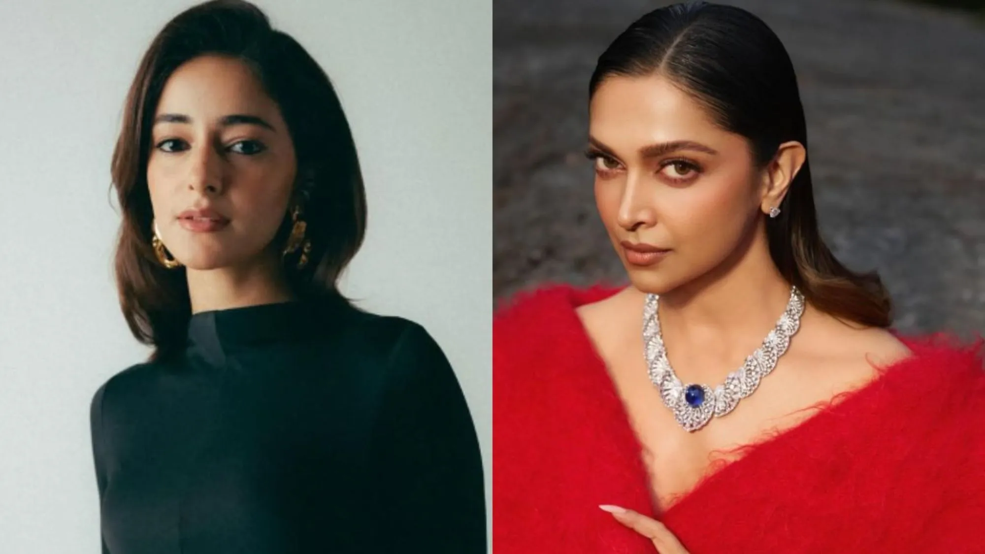 Ananya Panday and Deepika Padukone