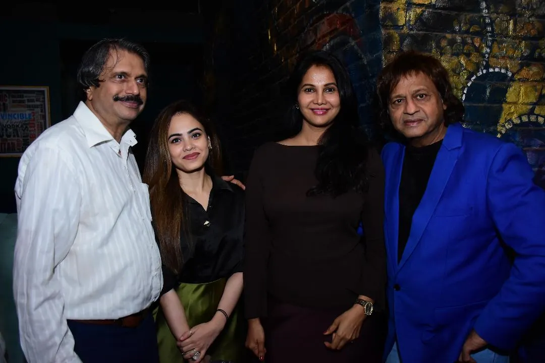Society I & D  mag launch Chaitanya, Malobika B, Rupali Suri and Vasant Bhandari