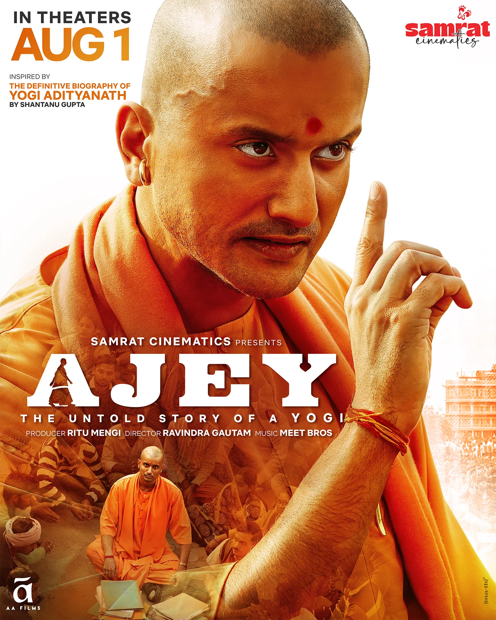 Ajey: The Untold Story of a Yogi Poster Unveiled Film to Release on 1st August 2025