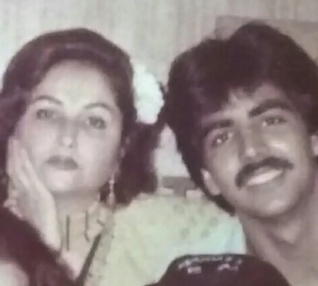 Dance-Guru Madhumati with student Akshay Kumar