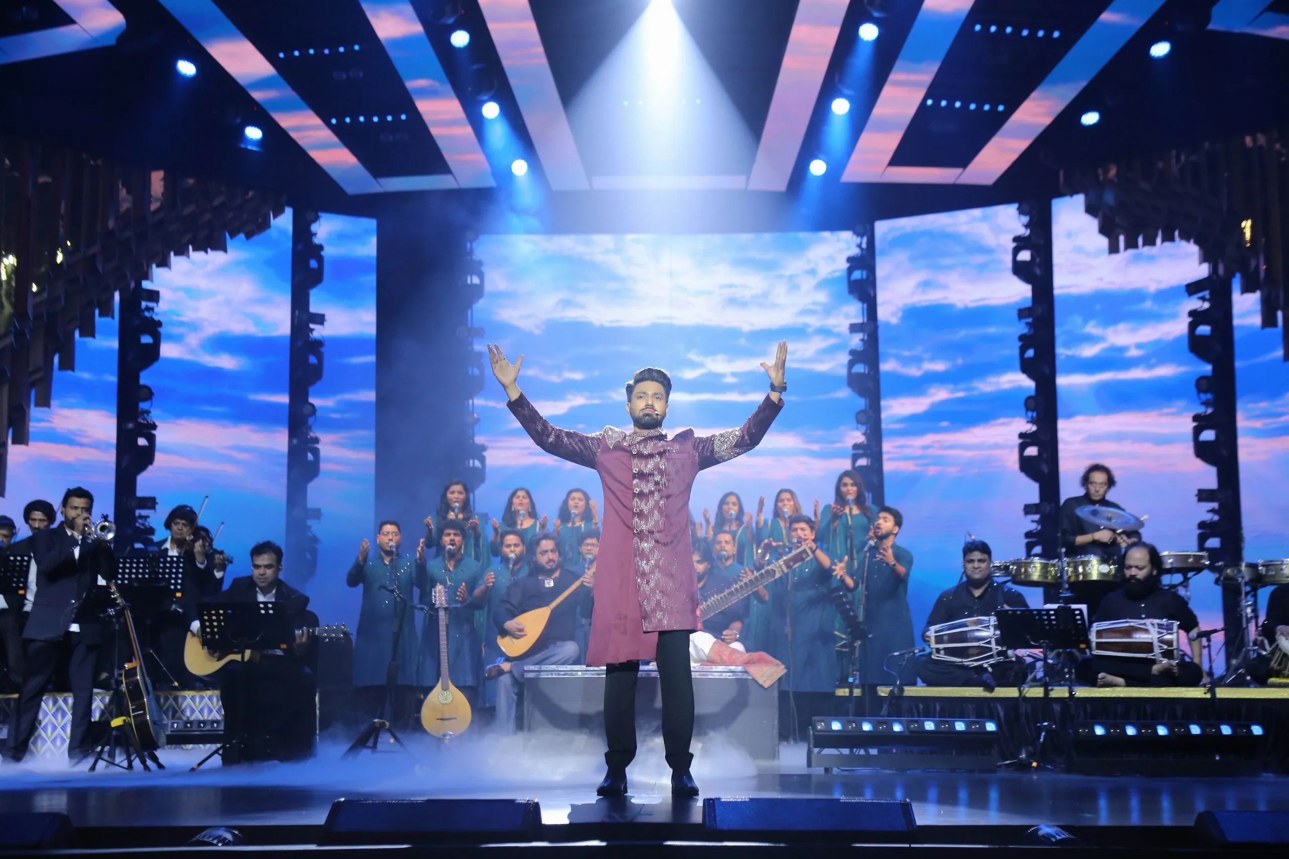 Mithoon Palak and 60 Musicians Create a Cinematic Moment at the 23rd Zee Cine Awards 2025