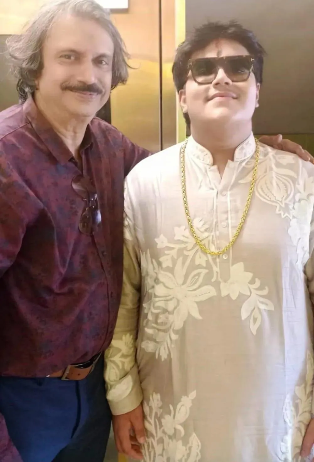 Rego B with sr film journalist Chaitanya Padukone