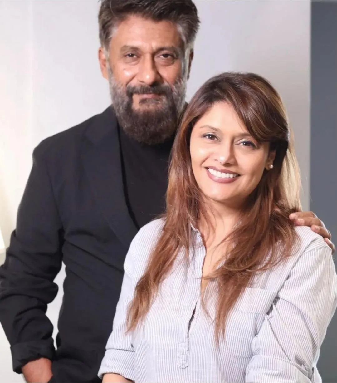 Vivek Agnihotri with actress-wife Pallavi Joshi