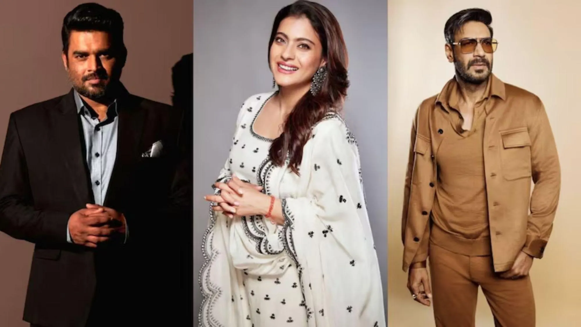 Ajay Devgan and R Madhavan, Kajol