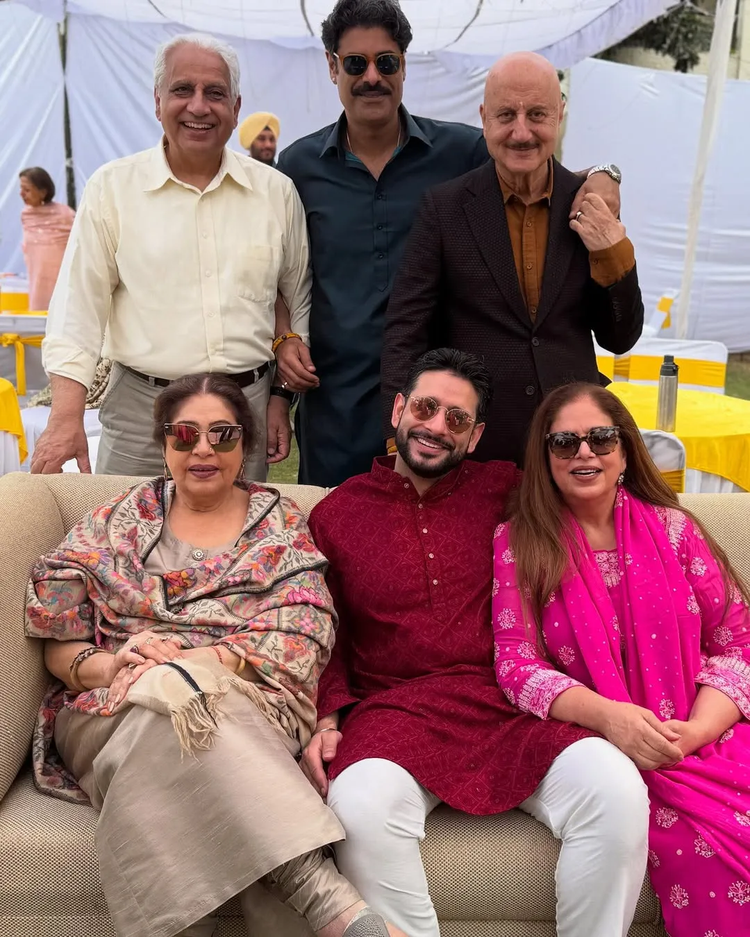 Kirron Kher family