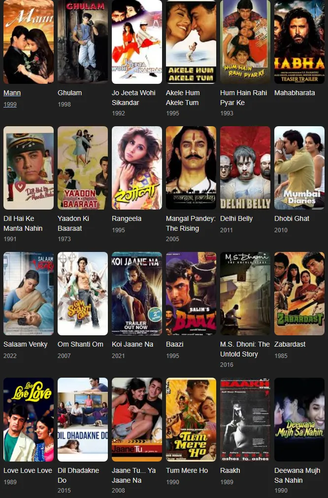 aamir khan movies