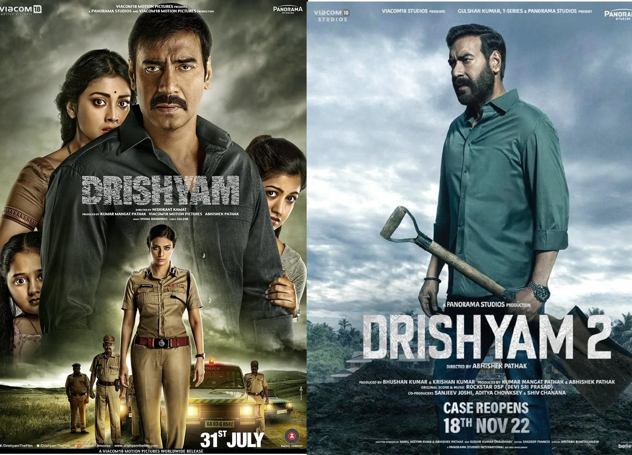  Drishyam 1 and 2 