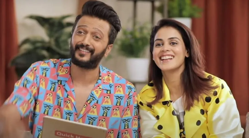 Riteish Deshmukh Genelia D'Souza 