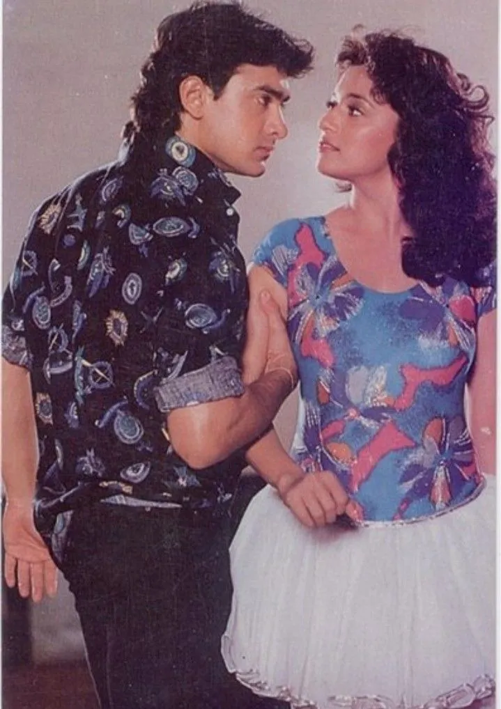 Madhuri dixit... Aamir khan dil 1990