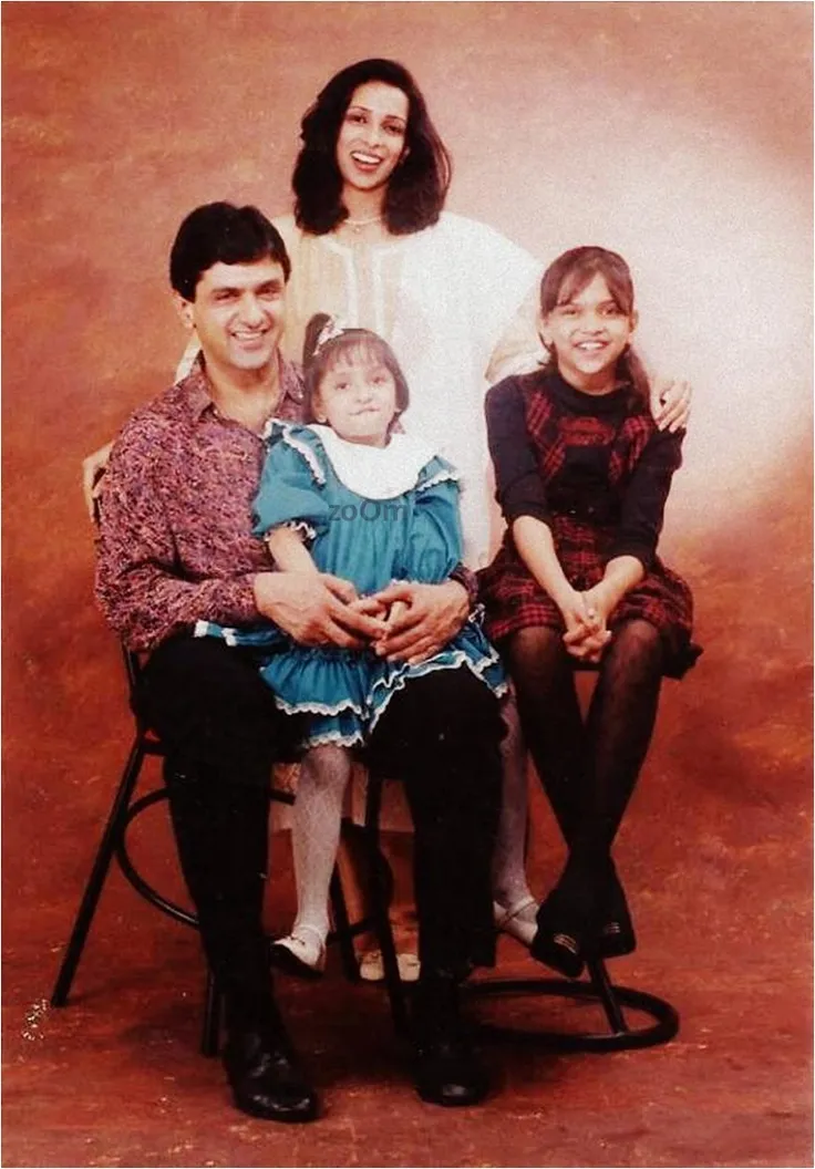 Deepika Padukone with family.