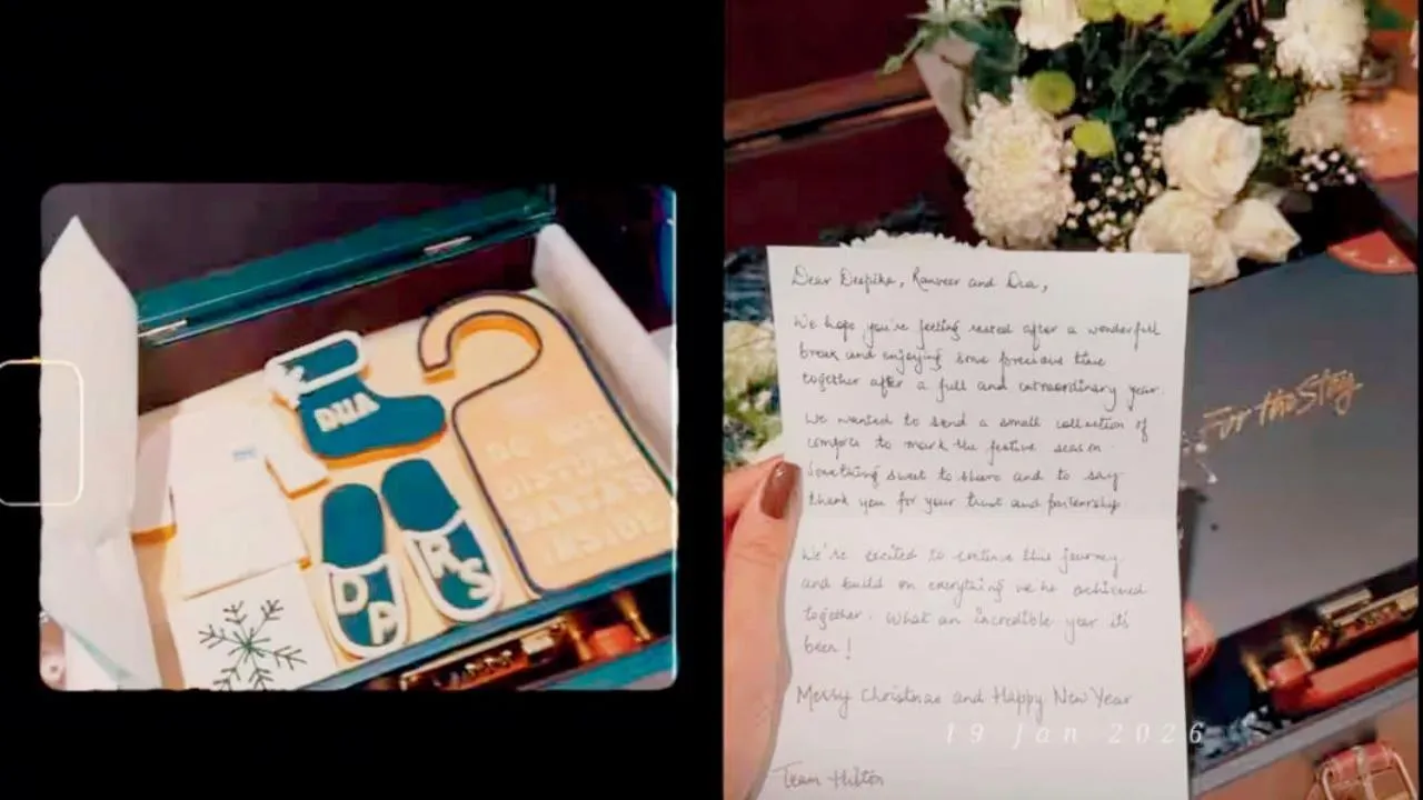 Deepika Padukone reveals daughter Dua`s custom Santa gift box, shares  photos | દીપિકા પાદુકોણની લાડલીને મળી ખાસ ગિફ્ટ