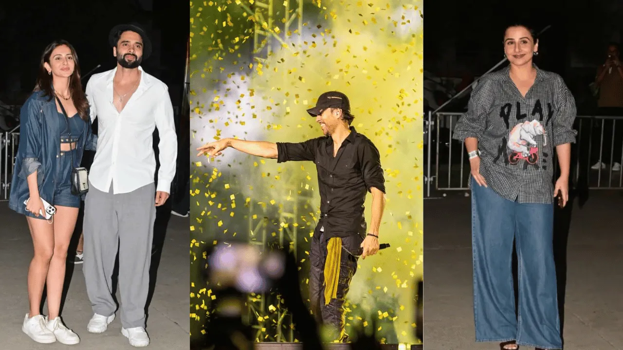 Enrique Iglesias Mumbai Concert 2025 Celeb Sightings: Vidya Balan, Rakul  Preet Singh, Among Others Who Stole The Spotlight