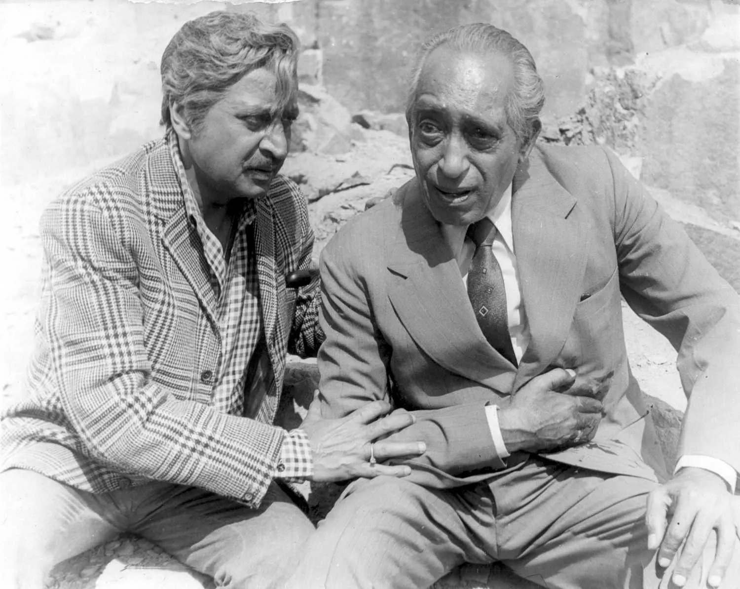 K.N. Singh with pran 